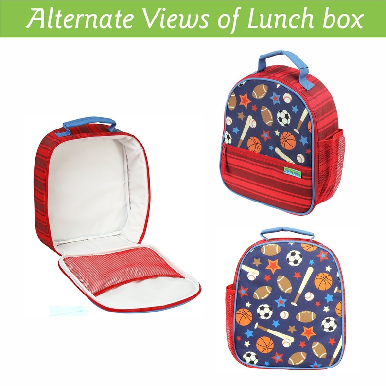 Personalized Sports Lunch Box Stephen Joseph Lunch Box Etsy