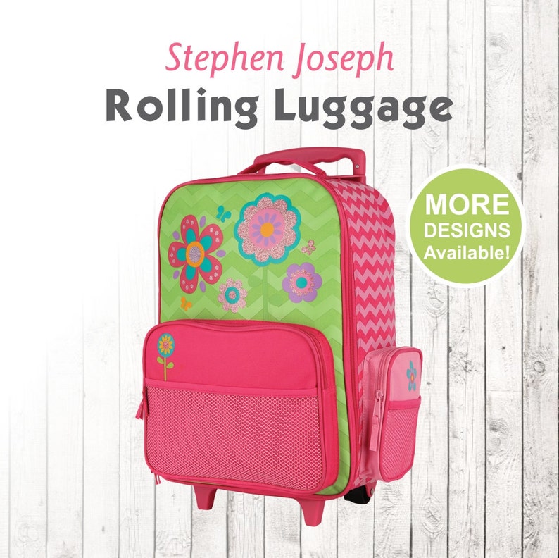 personalized kids luggage