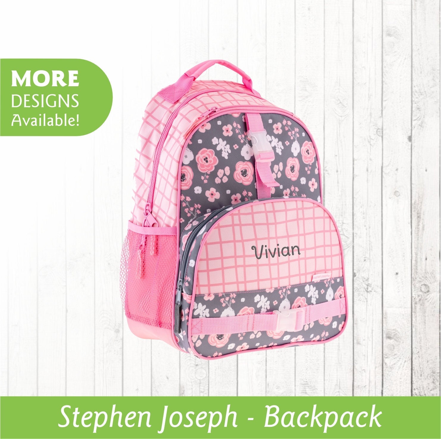 Hhhc Pink Flowers Kids Toddler Backpack Lightweight School Book Bag For Boys Girls Cherry Blossom Preschool Backpack Mini Day Pack For 1th- 6th Grade