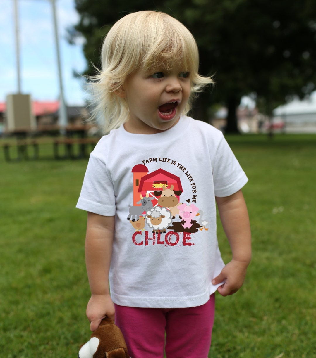 Farm Life, Farm Birthday Shirt, Personalized T Shirt, Farm Animals, Farm T Shirt, Farm Theme