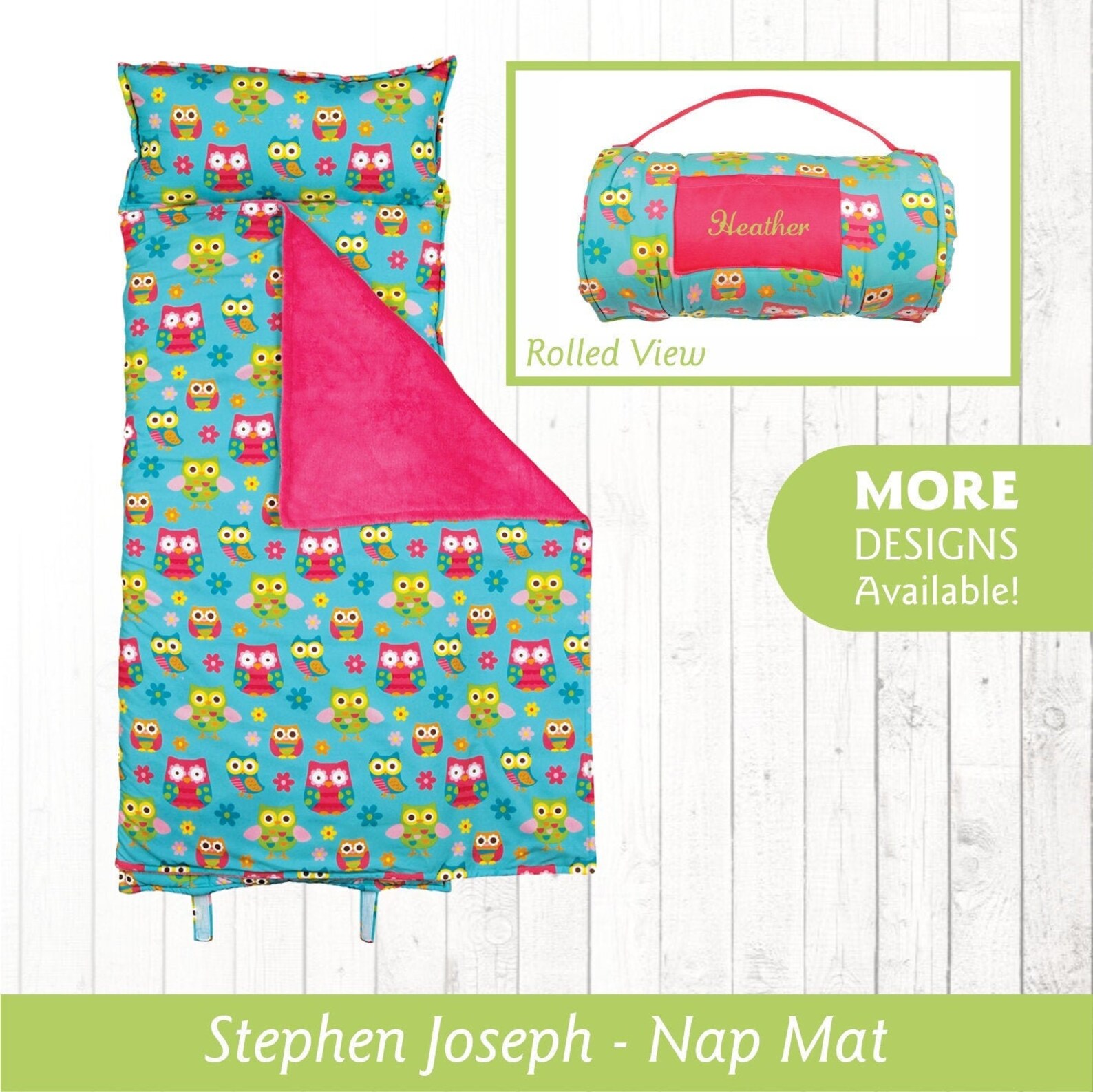 Personalized Owl Nap Mat for Toddlers Stephen Joseph Nap Mat Etsy