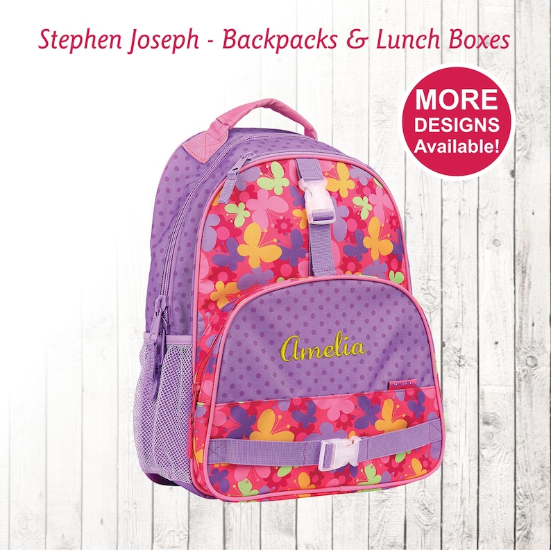 Personalized GoGo Stephen Joseph Backpack Space