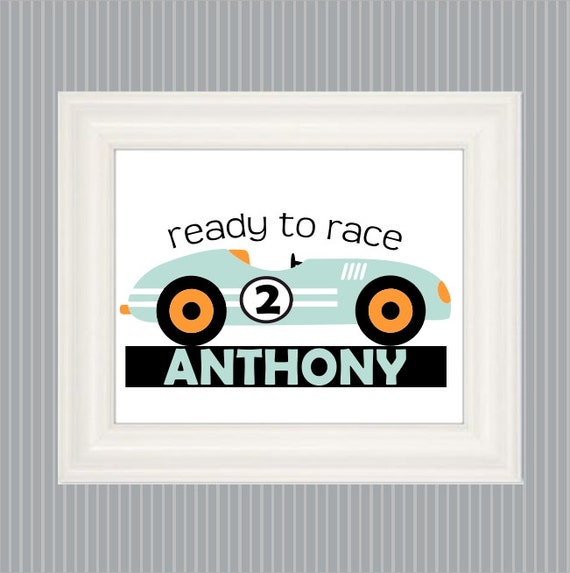 Race Car Poster Race Car Art Pinewood Derby Car Race Car Etsy