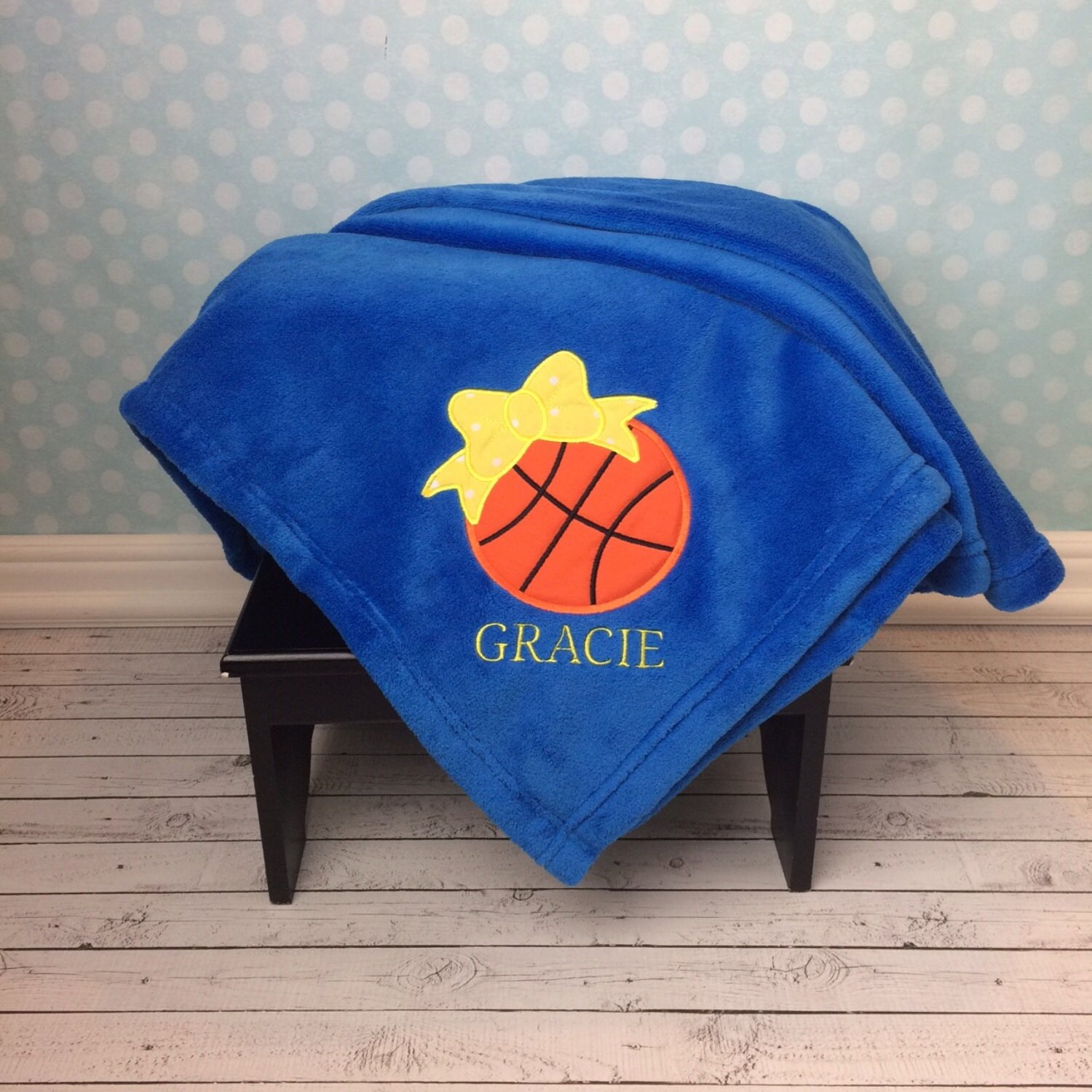 Personalized Basketball Blanket Basketball Awards Basketball Etsy