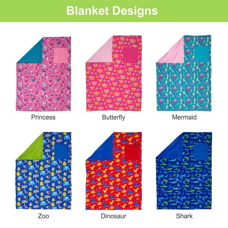 Personalized Children's Blanket with embroidered Name Etsy