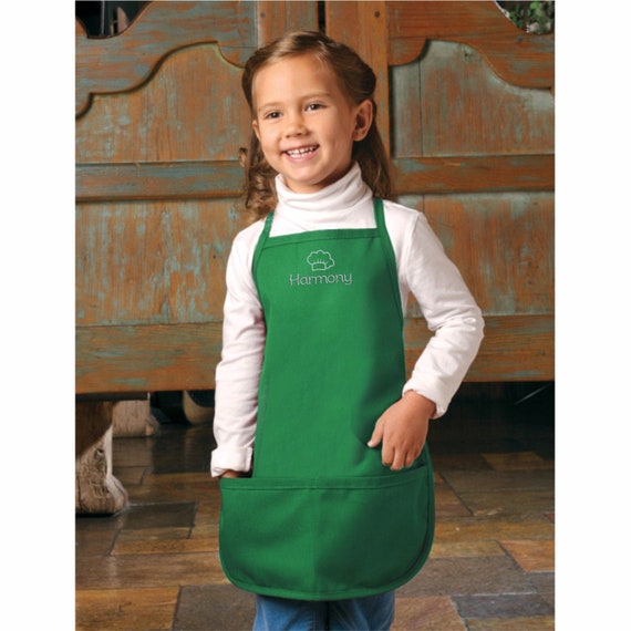 Personalized Apron for Kids Custom Apron for Boys Printed Kids Apron Cooking Party Favor Astronaut Kids Apron Space Gift for Kids