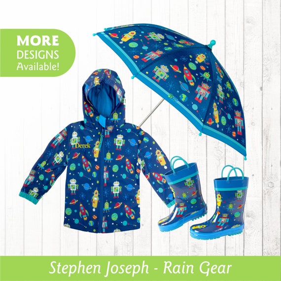 kids raincoat and boots