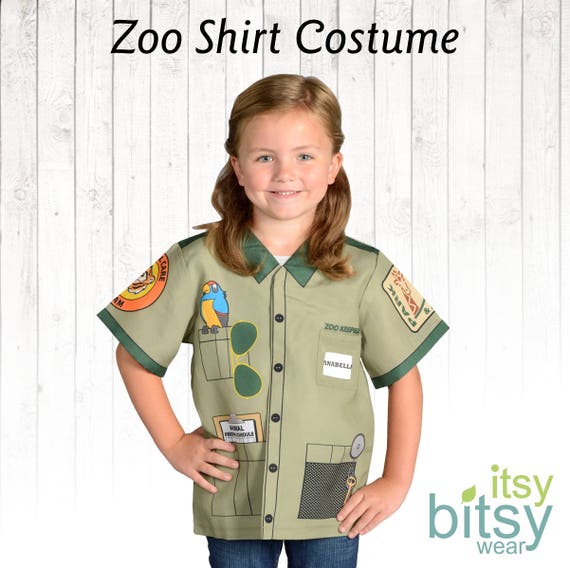 Zoo Keeper Costume Kids Halloween Costume Personalized Career Day