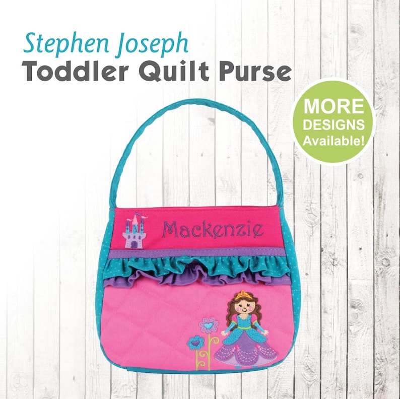 Stephen Joseph Girls Quilted Unicorn Purse and Coin Purse