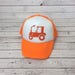 Tractor Trucker Hat for Kids, Foam Mesh Hat, Youth Hat, Red Hat, Funny Hats, Youth Hat, Childrens Hats, Tractor 
