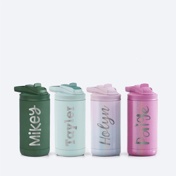 Kids Insulated Water Bottle with Straw Lid, Stainless Steel Water