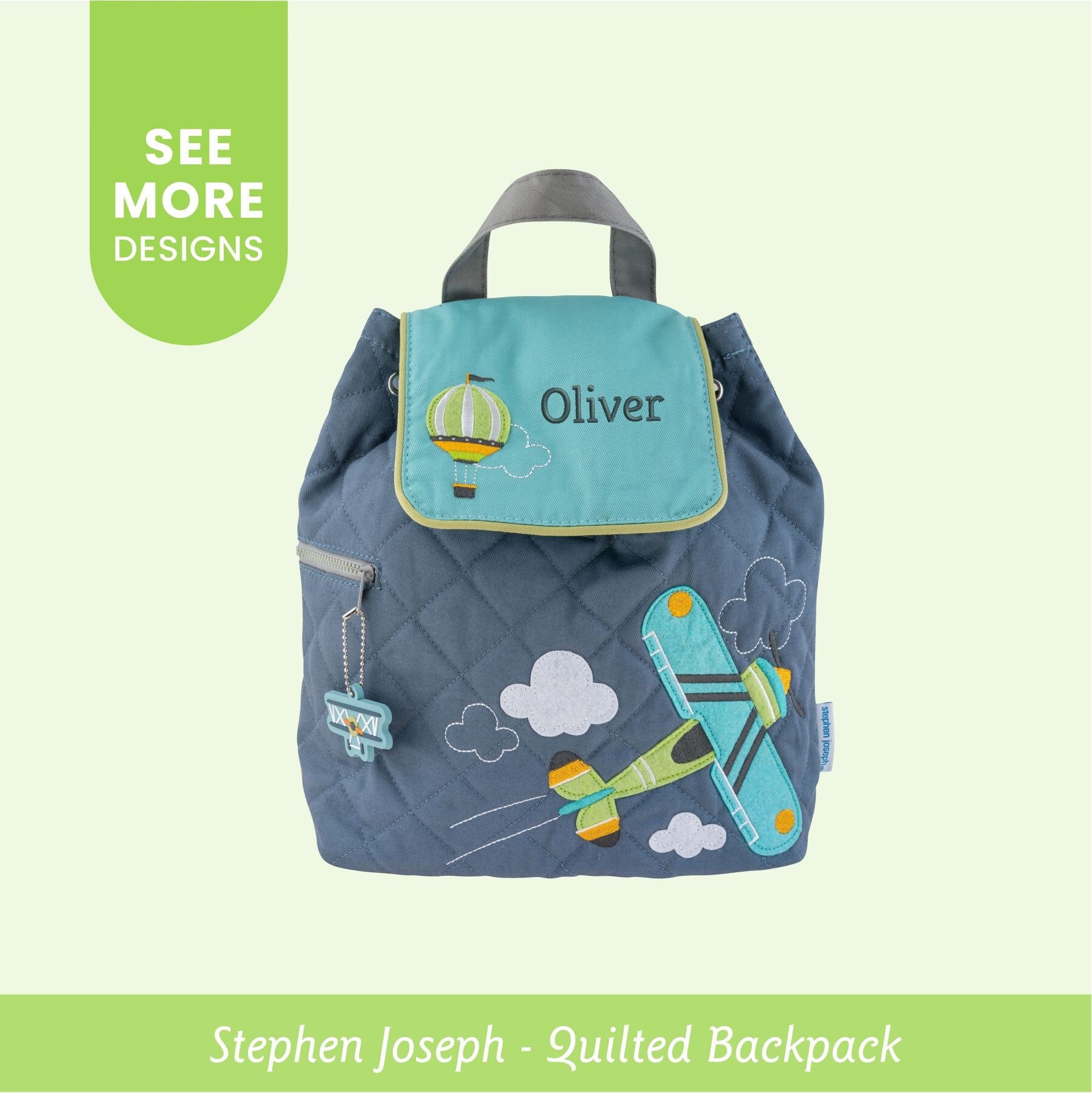 Stephen joseph airplane backpack new arrivals