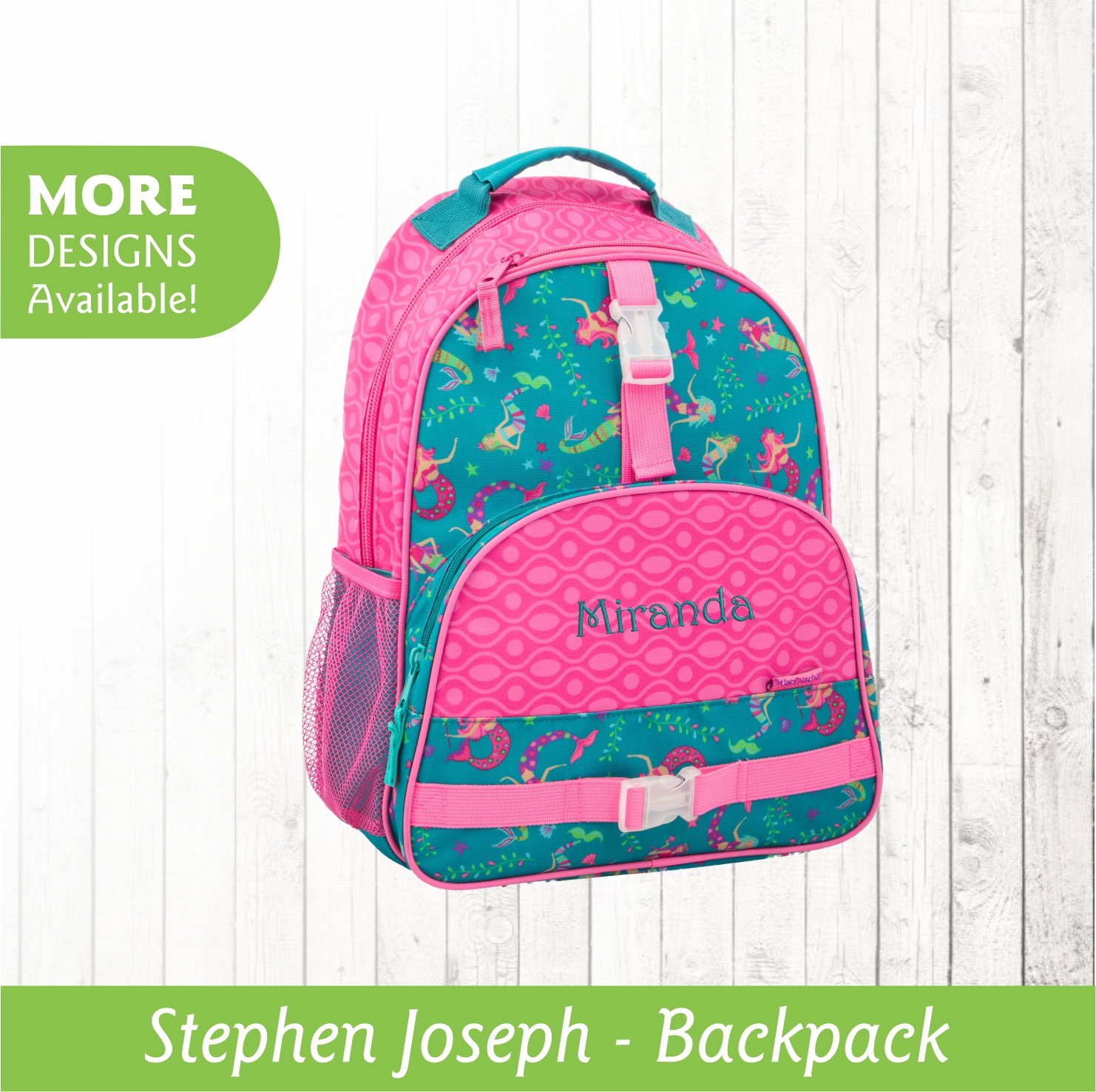 embroider name on backpack