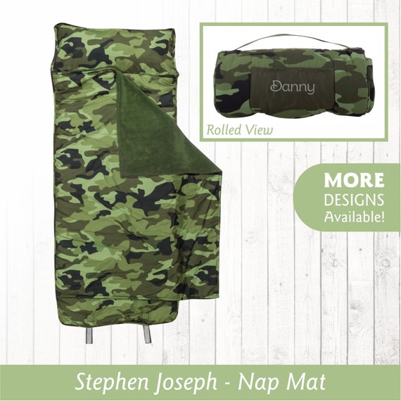Personalized Camo Nap Mat For Boy Stephen Joseph Toddler Nap Etsy