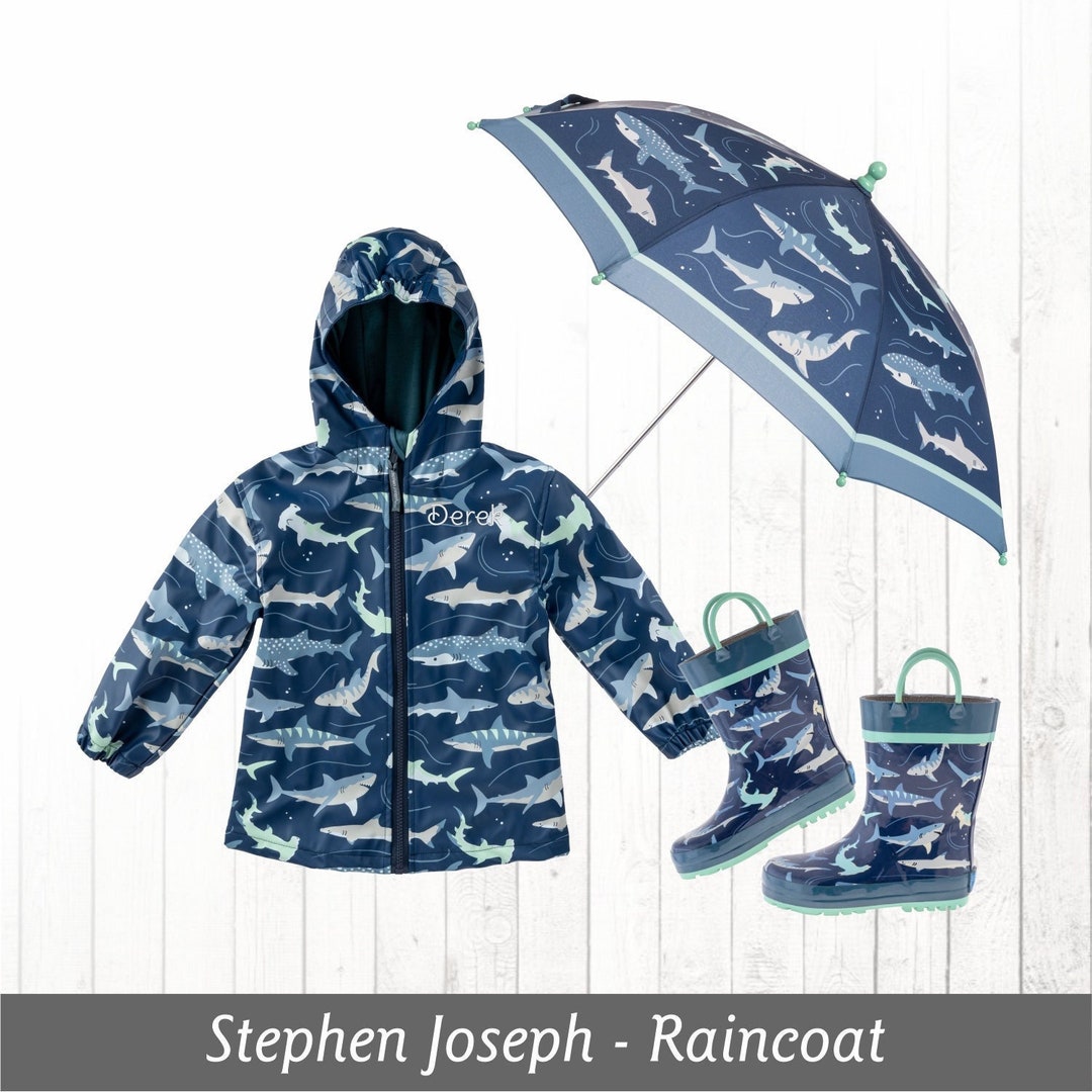 joules shark raincoat