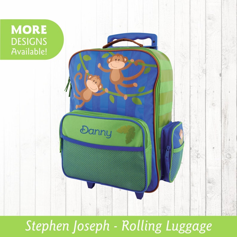 kids suitcase with name