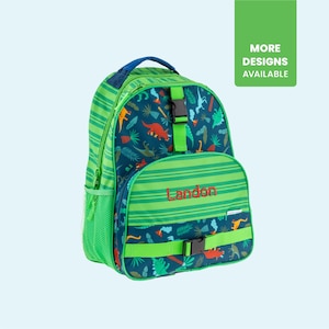 DINOSAUR Backpack Personalized / Stephen Joseph Backpack personalized with Embroidered Name / Monogrammed Boys School Bag