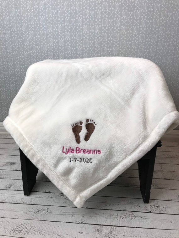 baby blankets name engraved