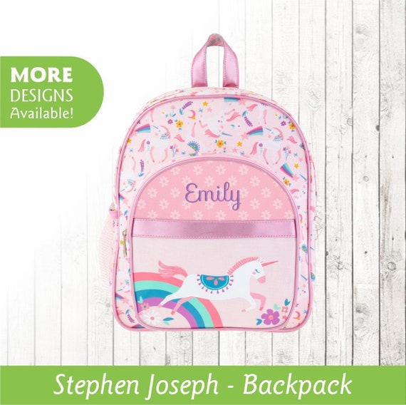 Kids Lunch Bag, Personalized Girls Lunch Bag, Matching Backpack
