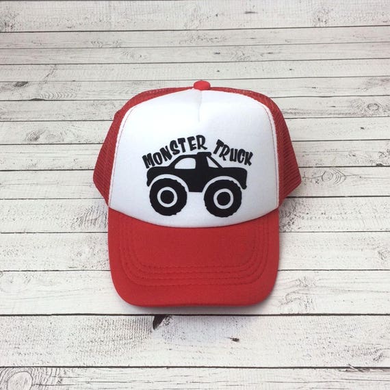 Monster Truck Hat Kids Hats Trucker Hat 