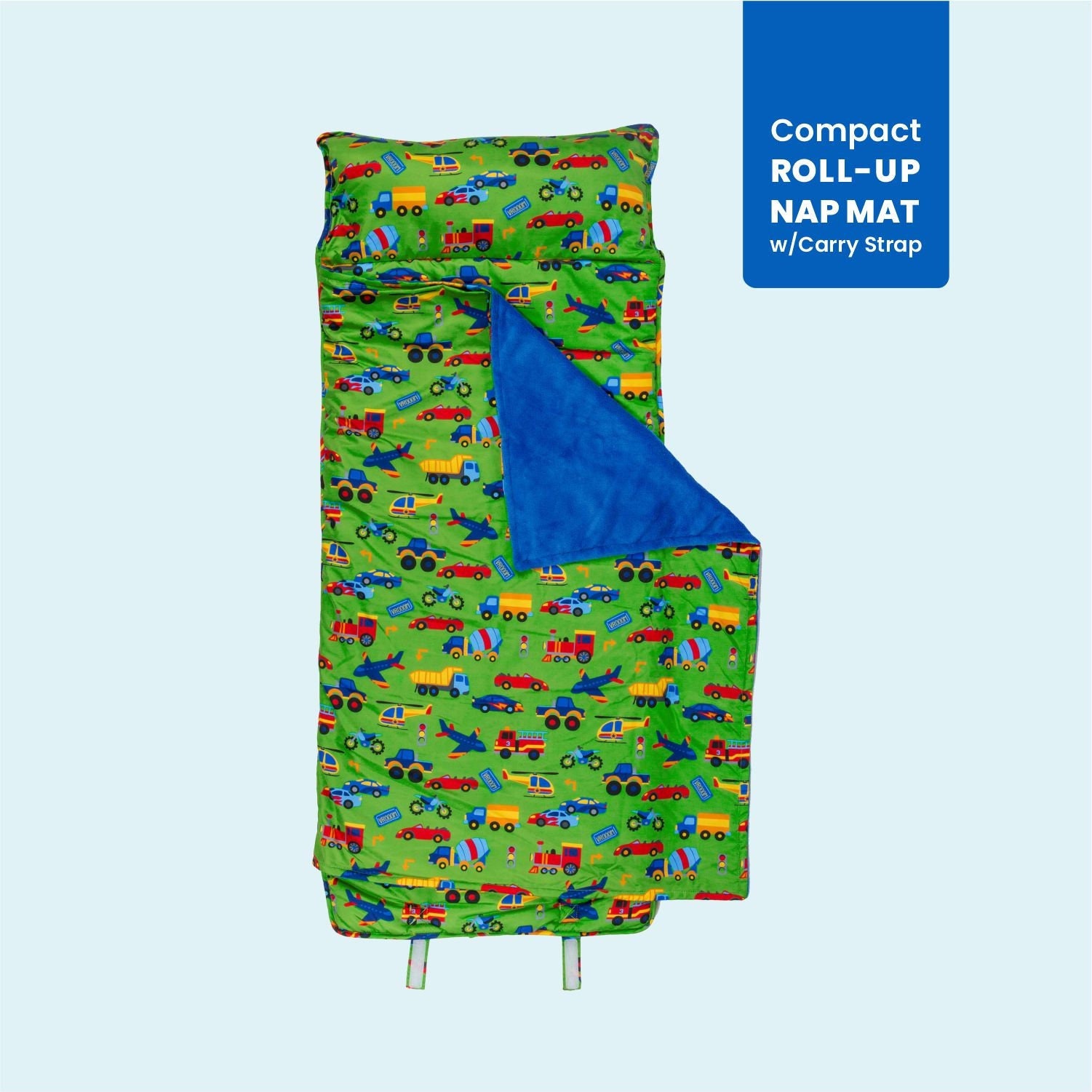 Preschool Nap Mat with Cars Trucks Trains Planes / Stephen Joseph Transportation Toddler Sleeping Mat