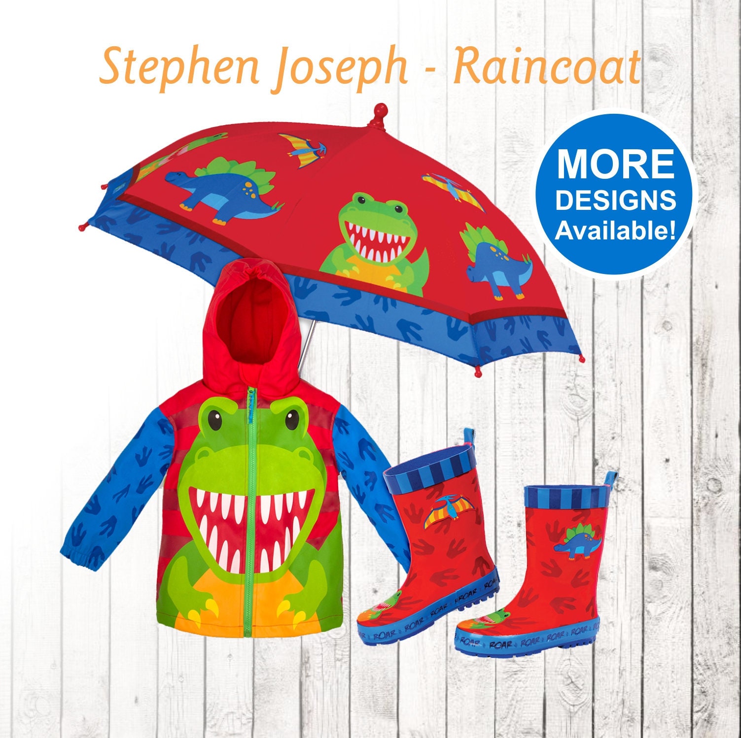 joules dinosaur raincoat