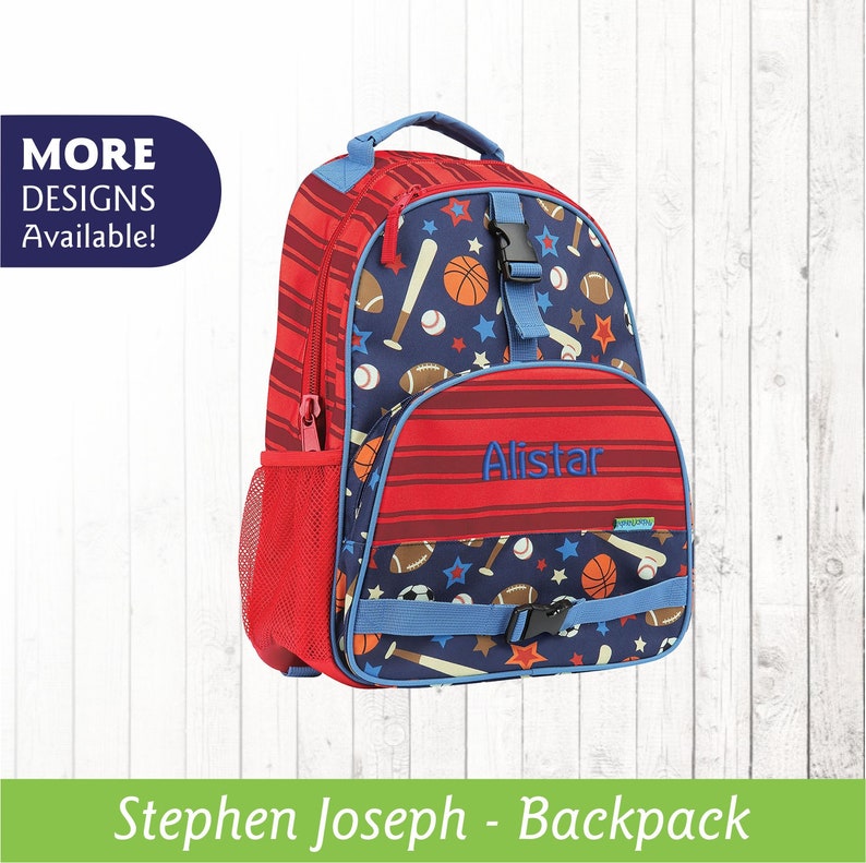 SPORTS Backpack Personalized with Embroidered Name / Etsy