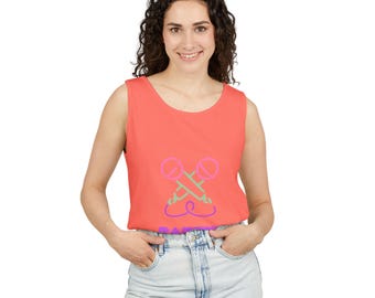 Summer Graphic Tank Top | Vintage Beach Vibes, Sun Illustration
