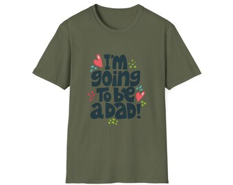 パパになるTシャツ｜面白い新米パパ発表Tシャツ