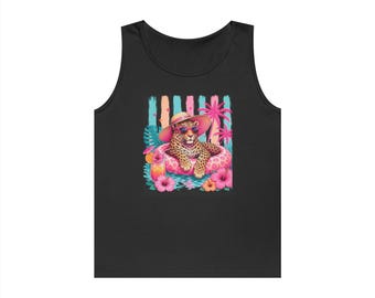 Summer Leopard Tank Top