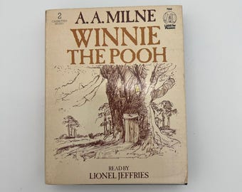 Winnie the Pooh A.A. Milne Lionel Jeffries 1 Cassette Tape Set 1979 LFP 7052