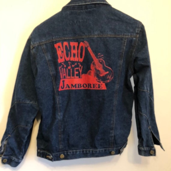 vintage denim jacket - Echo Valley Jamboree - Casanova Denim | Women's Large 14-16 | mens small medium |