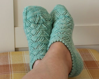 KNITTING SOCKS PATTERN Joy Socks Ankle Version knit tutorial easy lace women kids socks pdf pattern Instant Download