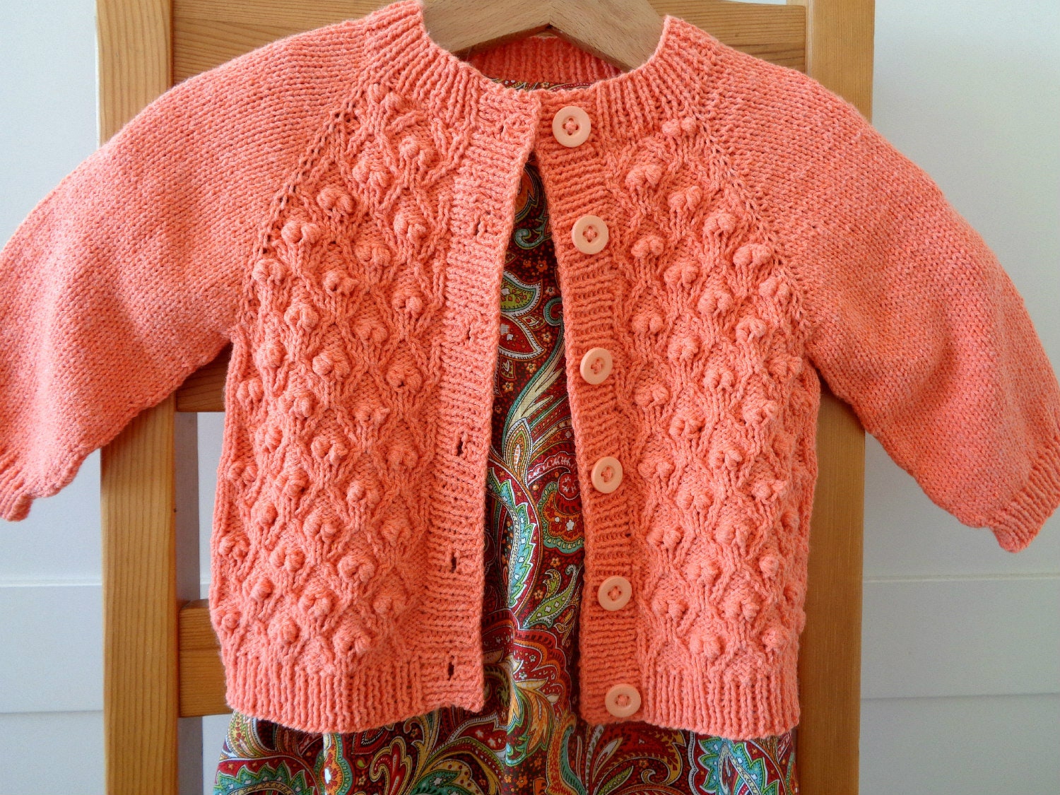 KNITTING PATTERN Baby Cardigan Toddler Cardigan Darling Baby Cardigan ...