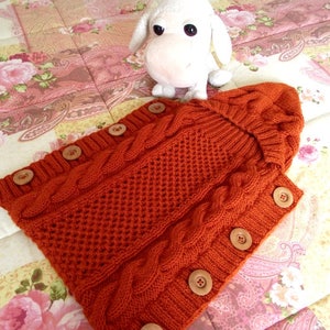 KNITTING PATTERN Baby Cocoon - Sweet Snuggle Baby Cocoon Pdf Pattern ...