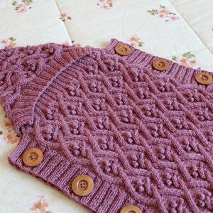 BABY COCOON Knitting Pattern - Eden Cottage Baby Cocoon Pdf Pattern ...