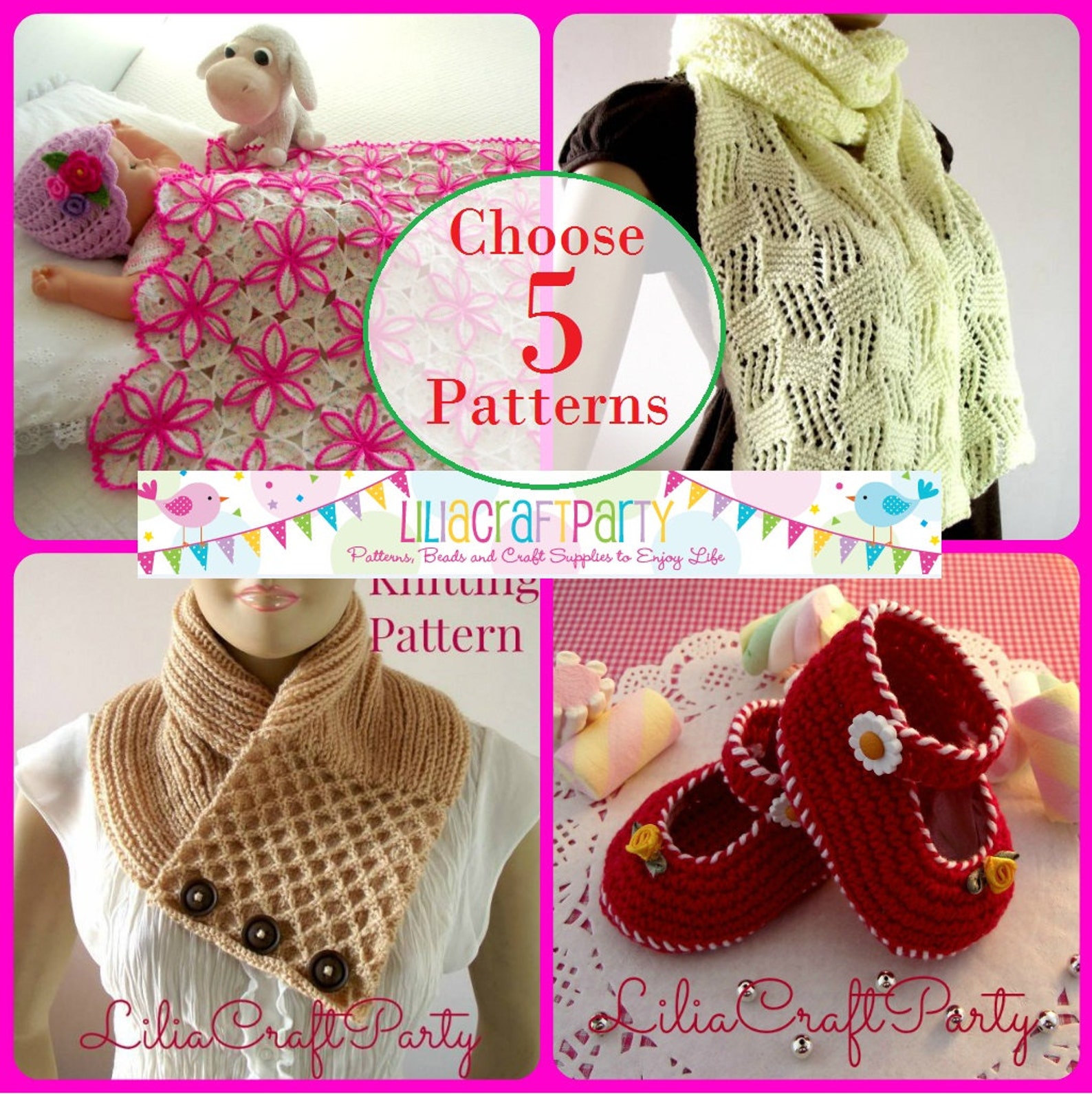 KNITTING PATTERN SCARF Big Scarf Patterns Loulou Scarf Cowl Etsy