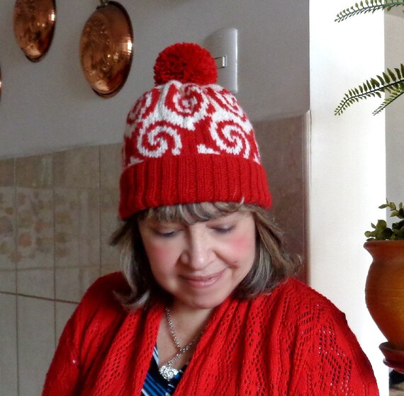 KNITTING HAT PATTERN Fair Isle Hat Pop 