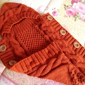 BABY COCOON Knitting Pattern - Sweet Snuggle Baby Cocoon Pdf Pattern ...