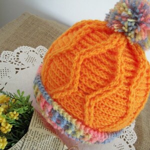 CROCHET PATTERN Baby Hat pattern  - Alegria Baby Hat - Beanie Pattern pdf pattern for babies Instant Download