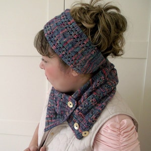 KNITTING PATTERN HEADBAND Happy Valley headband knit ear warmer knit hair accessorie pdf pattern instant download knitting Head wrap pdf