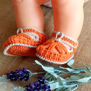 Baby Sandals Crochet Pattern  - Sandalito Baby Shoes - easy crochet sandals for boys and girls, pattern for babies Instant Download
