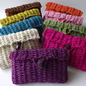 CROCHET BAG PATTERN crochet purse pattern Daiquiri bag  pdf pattern Instant Download Cosmetic Case Crochet Jute Bag Pouch Bag Simply Sweet