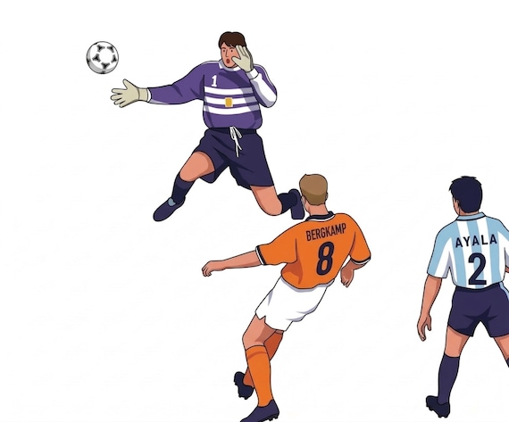 Dennis Bergkamp Holland 1998 World Cup Goal Tee