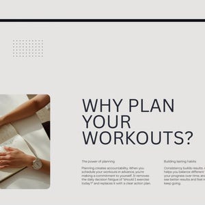 Passez au niveau supérieur Votre description : le planificateur d'entraînement intelligent pour de vrais résultats/ Le plan de remise en forme/ Le système d'entraînement