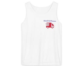 World Aid Runners Unisex Garment-Dyed Tank Top