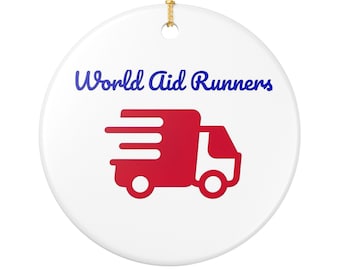 World Aid Runners Keramik Dekoration Ornament, (1 Stück)