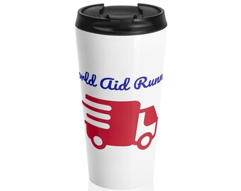 World Aid Runners Edelstahl Reisebecher