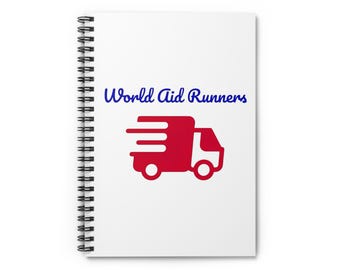 World Aid Runners Spiralblock - Liniert