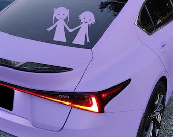 Crona and Maka’s Shadow Vinyl Decal | Soul Eater Anime Sticker |